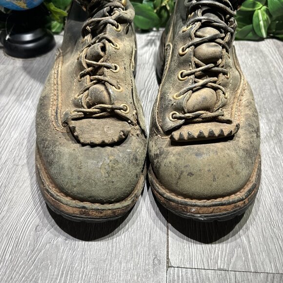 Vintage Wesco Logger Boots Men’s Size 10.5 E Black - Picture 3 of 11